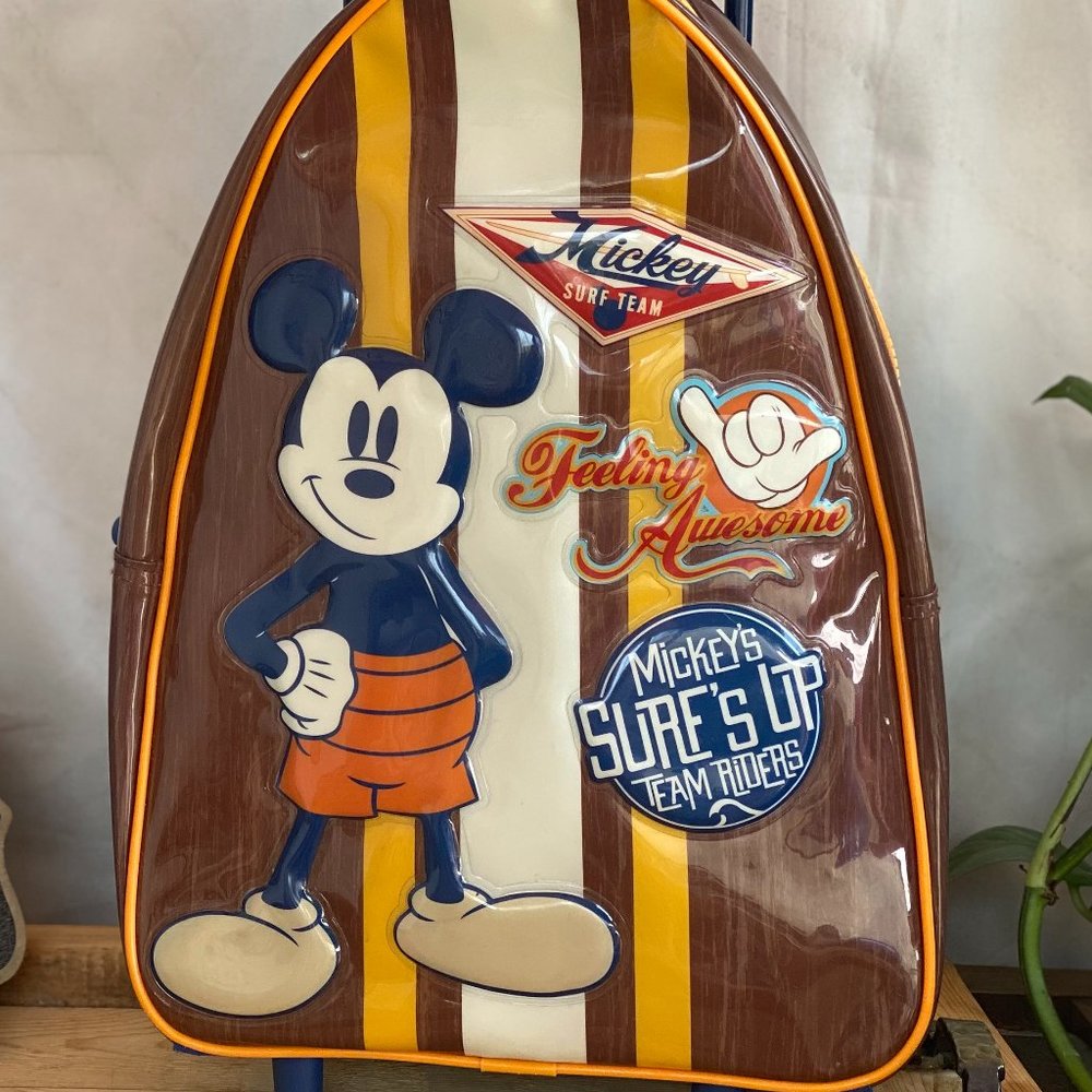 Disney Mickey Mouse Carry On Suitcase Luggage Limited Edition